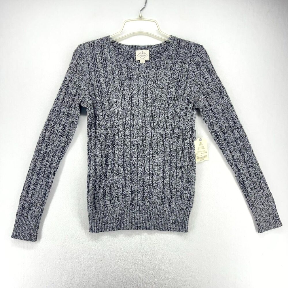St. John's Bay Classic Cable Sweater Ladies Size S‎ NEW